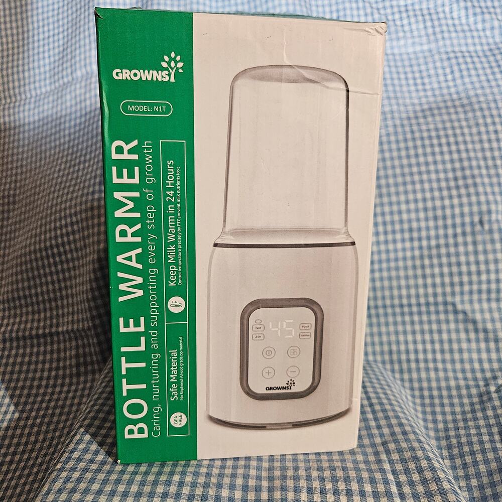 Grownsy Baby Bottle Warmer (Model N1T) Featured as an 8-in-1